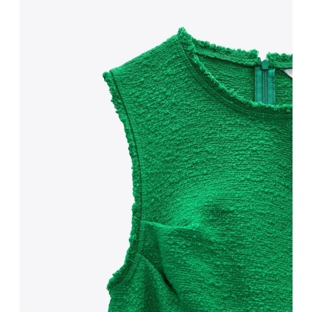 ZARA long textured weave dress - Picture 6 of 15